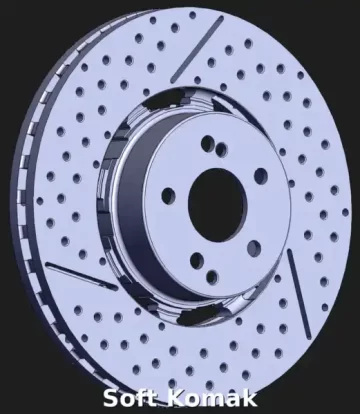 مدل cad دیسک ترمز