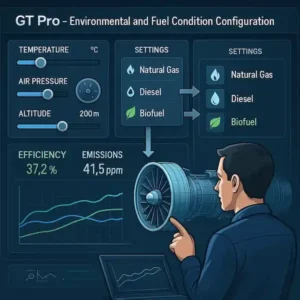 انتخاب سوخت های مختلف در نرم افزار GT-pro 