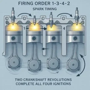 ترتیب احتراق موتور خودرو 