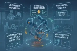 روند تحلیل و طراحی در نرم افزار ADAMs