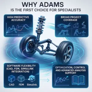 ویژگی های اصلی نرم افزار Adams