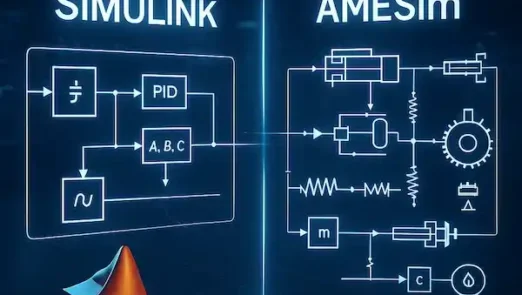 Simulink در برابر AMESim؛ کدام نرم_افزار شبیه_سازی قدرتمندتر است.