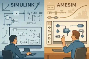کدام یک از نرم افزار های Amesim و simulink
